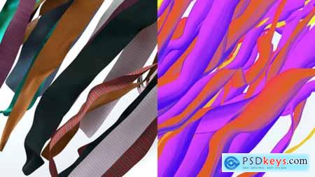 Videohive Cloth Ribbon logo opening 46267761