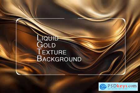 Liquid Gold Texture Background