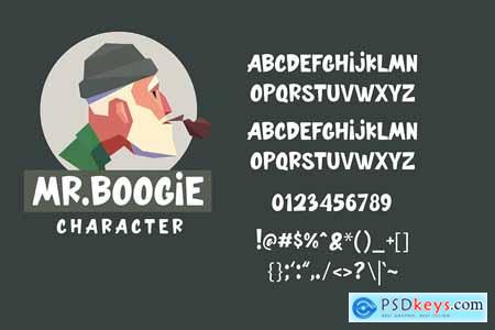 Mr Boogie - Decorative Font