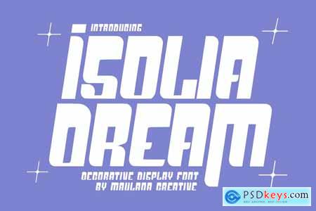 Isolia Dream Decorative Display Font
