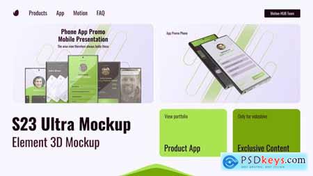 Mockup Phone Element 3D 46358231
