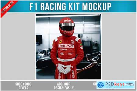 F1 Racing Kit Mockup