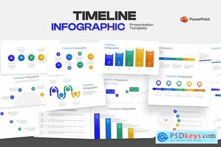 Timeline Infographic Gradient PowerPoint Template