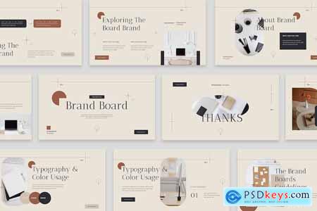 Brand Board Powerpoint Template