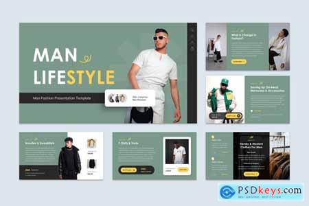 Man Lifestyle - Man Fashion PowerPoint
