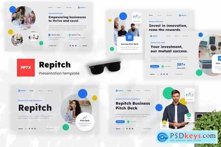 Repitch - Pitch Deck Powerpoint Template