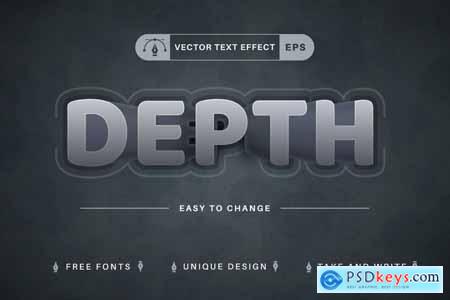 3D Stone - Editable Text Effect, Font Style