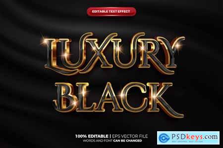 Luxury Black Gold Text effect