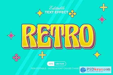 Retro Text Effect Style