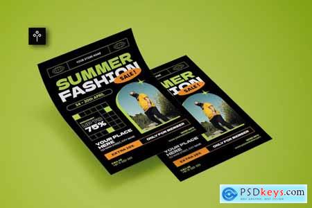 Green Hypebeast Summer Fashion Sale Flyer 003