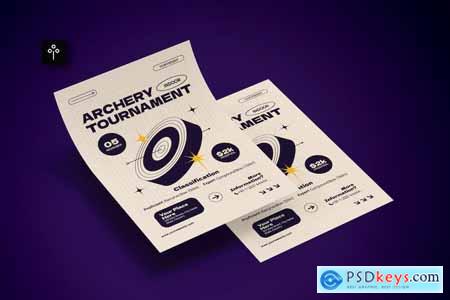 Blue Archery Tournament Flyer 003