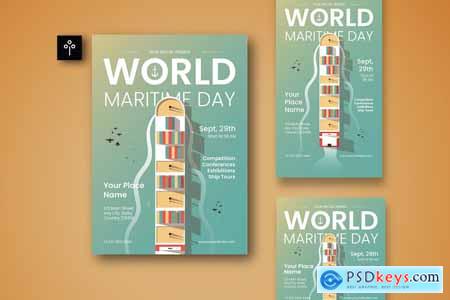 World Maritime Day Flyer Set 002