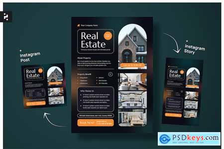 Real Estate Flyer Elegant Theme