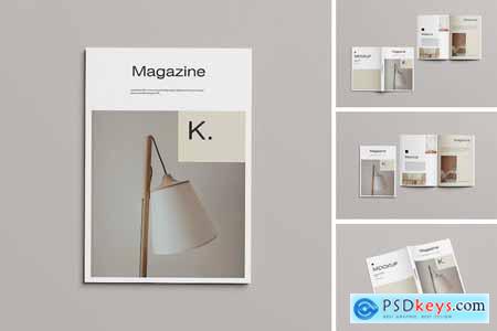 A4 Magazine Mockup