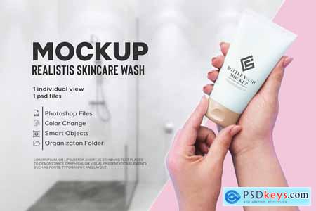 Cosmetic skincare mockup