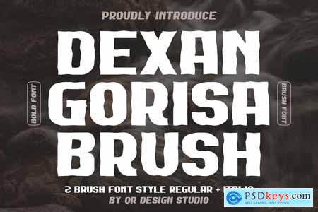 Dexan Gorisa Brush - Regular + Italic