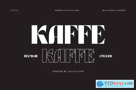Kaffe Psychedelic typefaces