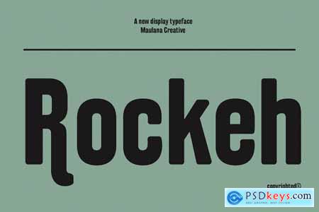 Rockeh New Decorative Display Typeface Font