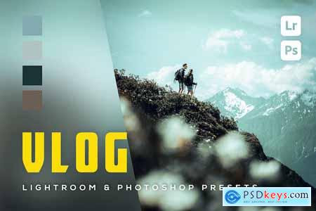 6 Vlog Lightroom and Photoshop Presets