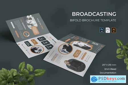 Broadcasting - Bifold Brochure