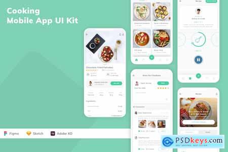 Cooking Mobile App UI Kit