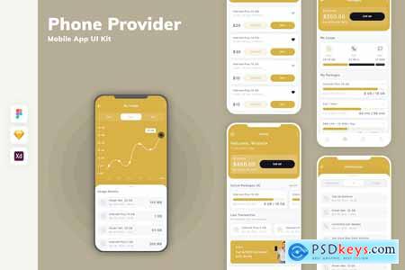 Phone Provider Mobile App UI Kit
