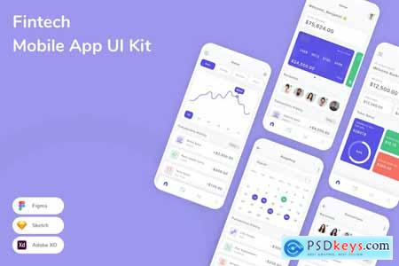 Fintech Mobile App UI Kit
