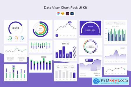 Data Visor Chart Pack UI Kit