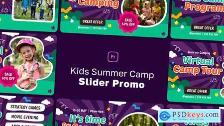 Kids Summer Camp Slider Promo MOGRT 46320456