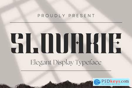Slovakie Elegant Typeface