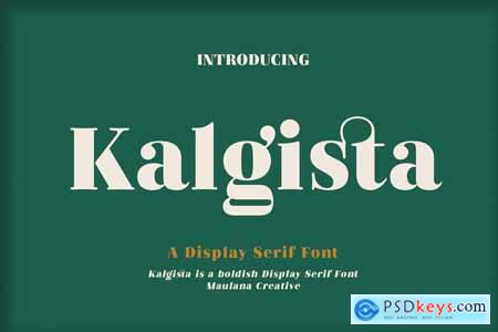 Kalgista Serif Display Font