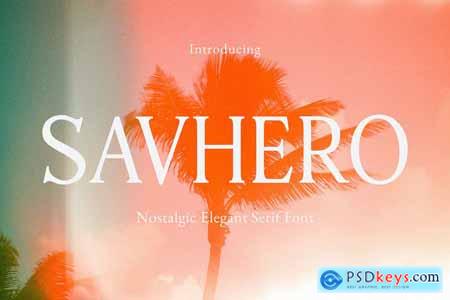 Savhero - Nostalgic Elegant Serif