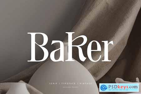 Baker - Serif Font