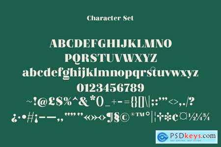 Kalgista Serif Display Font