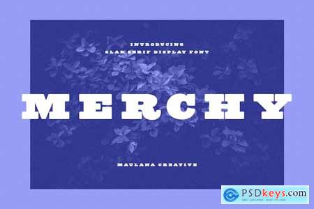 Merchy Slab Serif Display Font