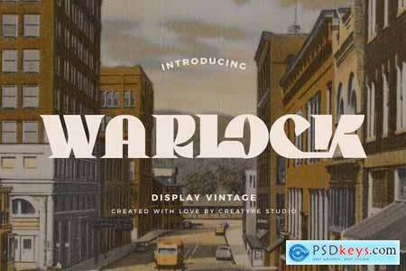 Warlock Display Vintage