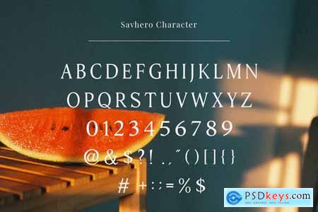 Savhero - Nostalgic Elegant Serif