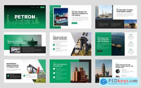 Petron - Oil And Gas Industry PowerPoint Template