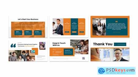 Instine Business Presentation PowerPoint Template