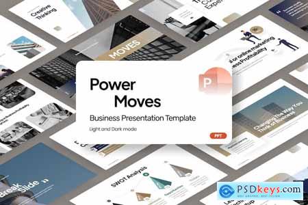 Power Moves Business - PowerPoint Template