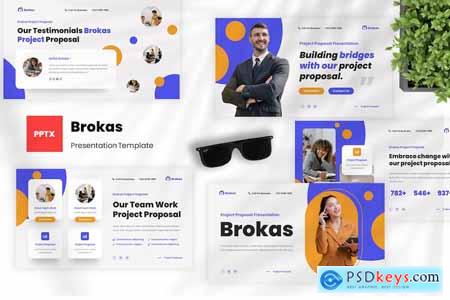 Brokas - Project Proposal Powerpoint Template