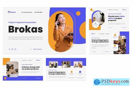 Brokas - Project Proposal Powerpoint Template