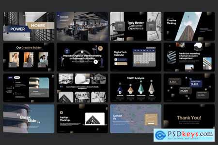 Power Moves Business - PowerPoint Template