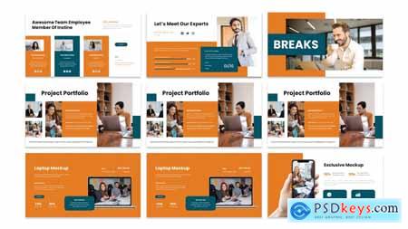 Instine Business Presentation PowerPoint Template