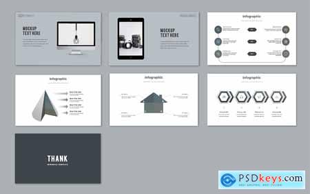 Moody Minimalis PowerPoint Template