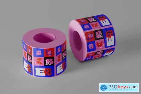 Sticker Tape Mockup K7KWYNY