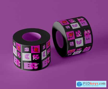 Sticker Tape Mockup K7KWYNY