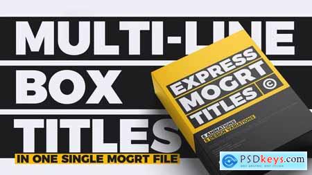Express MOGRT Titles 46405229