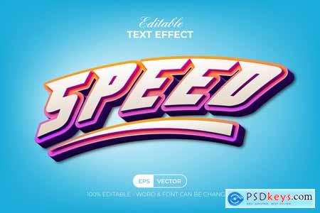 Speed 3d Text Effect Style