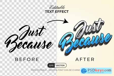 Text Effect Sticker Style